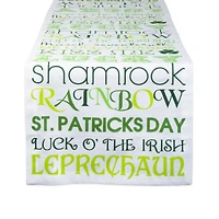 DII® 72" St Patrick's Day Print Table Runner