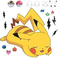 RoomMates Pokémon Sleeping Pikachu Giant Peel & Stick Wall Decals