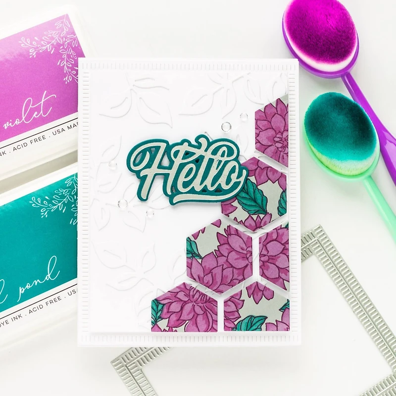 Pinkfresh Studio Essentials Blanket Stitch Rectangle Die Set