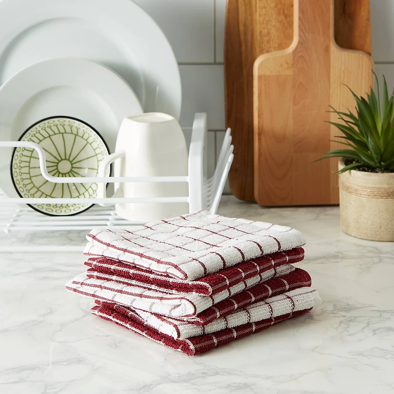 DII® Wine Combo Windowpane Dishcloth (Set of 6)