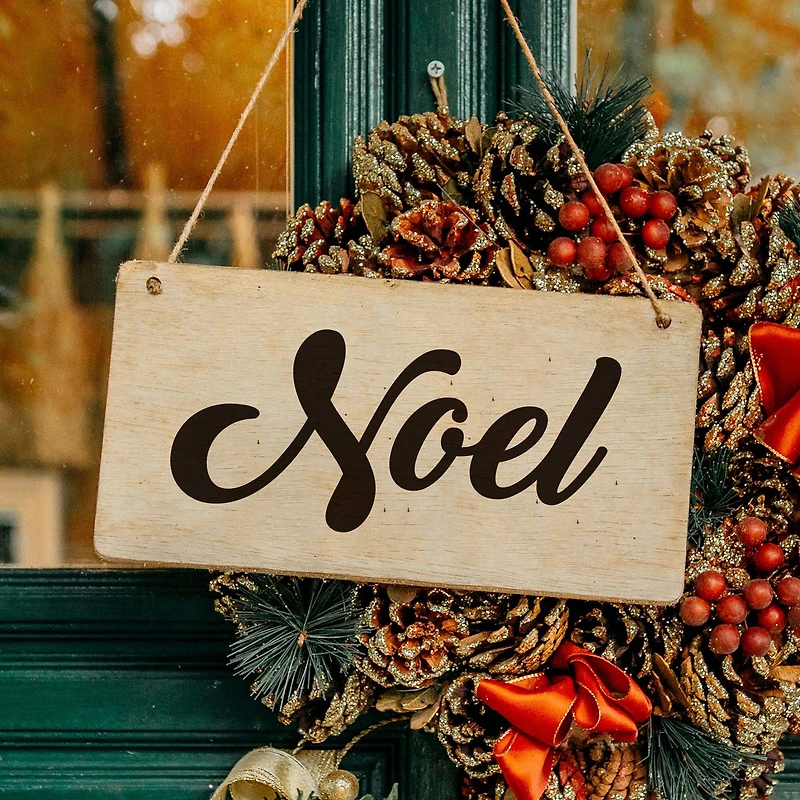 Leisure Arts® Vinyl Matte Black Noel Decal