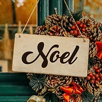 Leisure Arts® Vinyl Matte Black Noel Decal