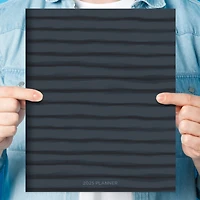 TF Publishing 2025 Navy Stripes Large Monthly Planner