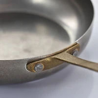 Gibson Home® Normandie 5.5'' Silver and Gold Stainless Steel Mini Frying Pan