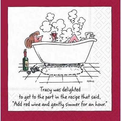 JAM Paper Tracy Was Delighted Cocktail Napkins, 40ct.