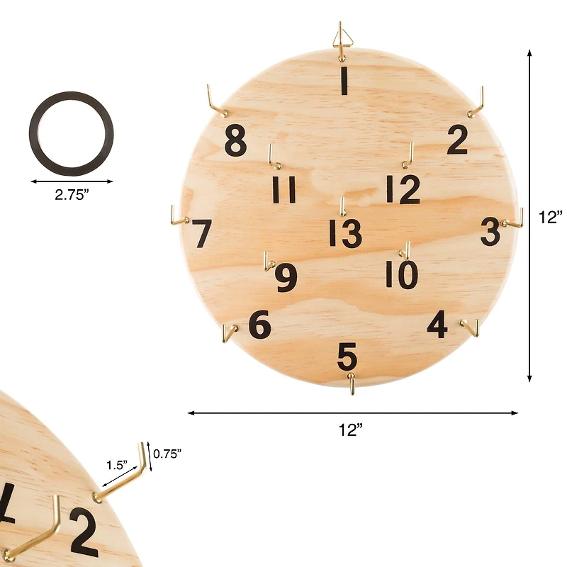 Toy Time Hook Ring Toss Game Set