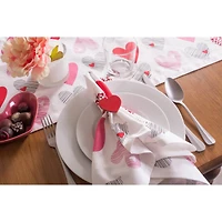 DII® Hearts Collage Print Napkins, 6ct.