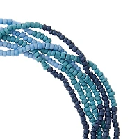 12 Pack: Blue Glass Mix Beads, 3mm by Bead Landing™