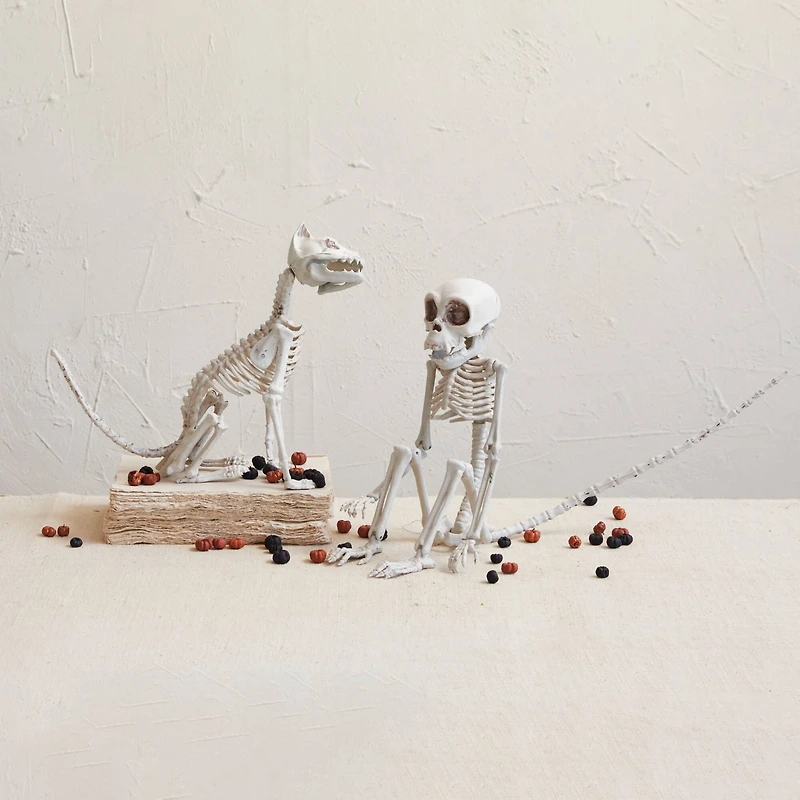 Hello Honey® 23.5" Natural Plastic Monkey Skeleton Décor