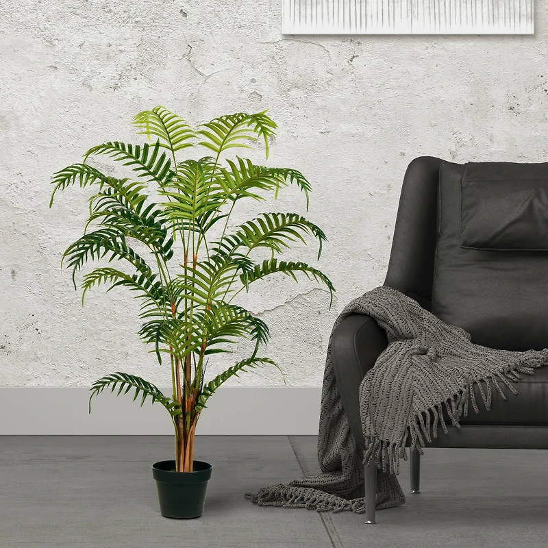 4ft. Potted Fern Palm with Real Touch Leaves