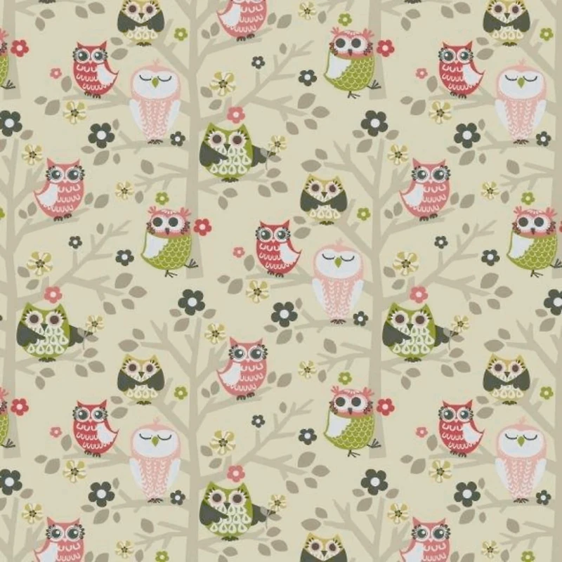 Waverly Sit'n Tree Fruit Punch Owls Home Décor Fabric