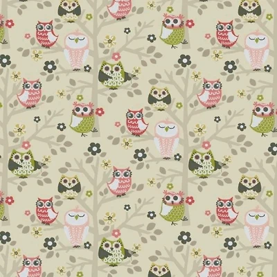 Waverly Sit'n Tree Fruit Punch Owls Home Décor Fabric