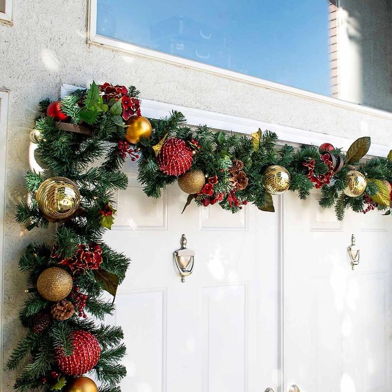 Village Lighting White Double Door Garland Hanger
