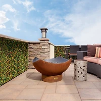 "Dakota" Artificial Foliage Plant Green Wall Panels, 4ct.