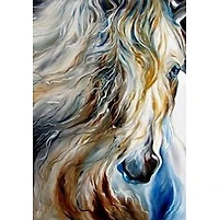 Sparkly Selections Cute Horse Diamond Painting Kit, Round Diamonds