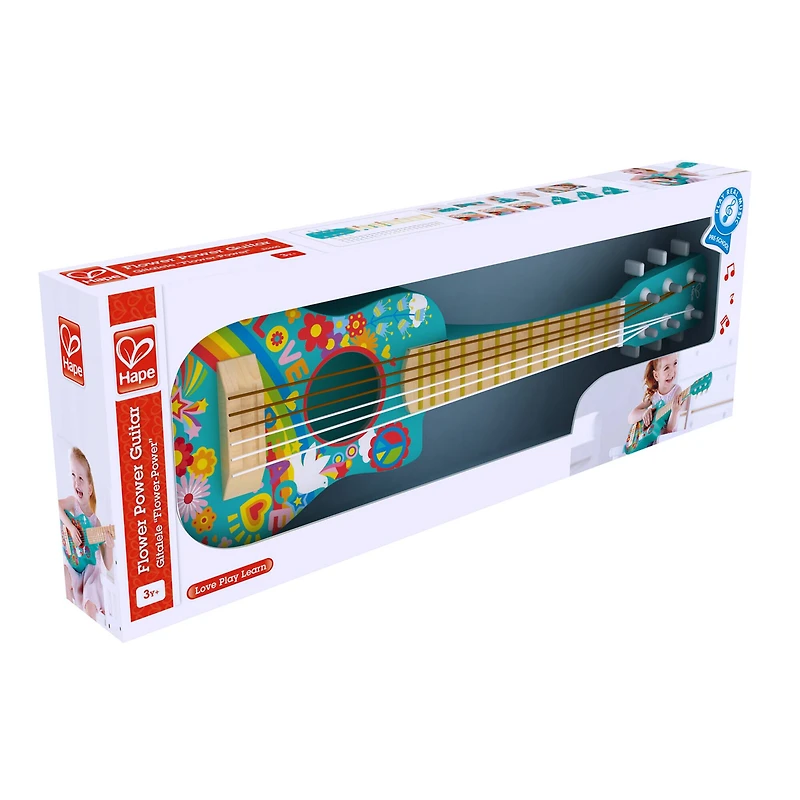 Hape 26" Flower Power First Musical Guitar