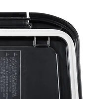 Clear & Black 12.75qt. Pet Food Container With Sealed Top