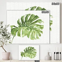 Designart - Mixed Botanical Green Leaves V