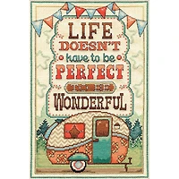 Design Works™ Life is Wonderful Counted Cross Stitch Kit