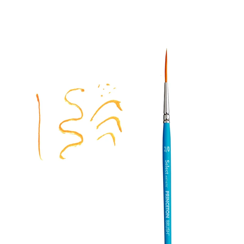 Princeton™ Select™ Artiste Series 3750 Short Handle Script Liner Brush