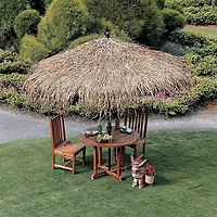 Design Toscano 10ft. Tropical Palm Thatch Umbrella Cover
