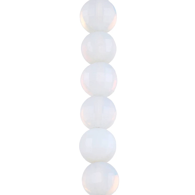 White Faceted Glass Coin Beads, 8mm by Bead Landing™