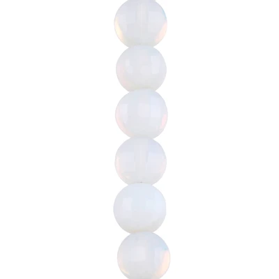 White Faceted Glass Coin Beads, 8mm by Bead Landing™