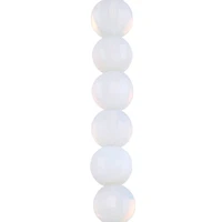 White Faceted Glass Coin Beads, 8mm by Bead Landing™