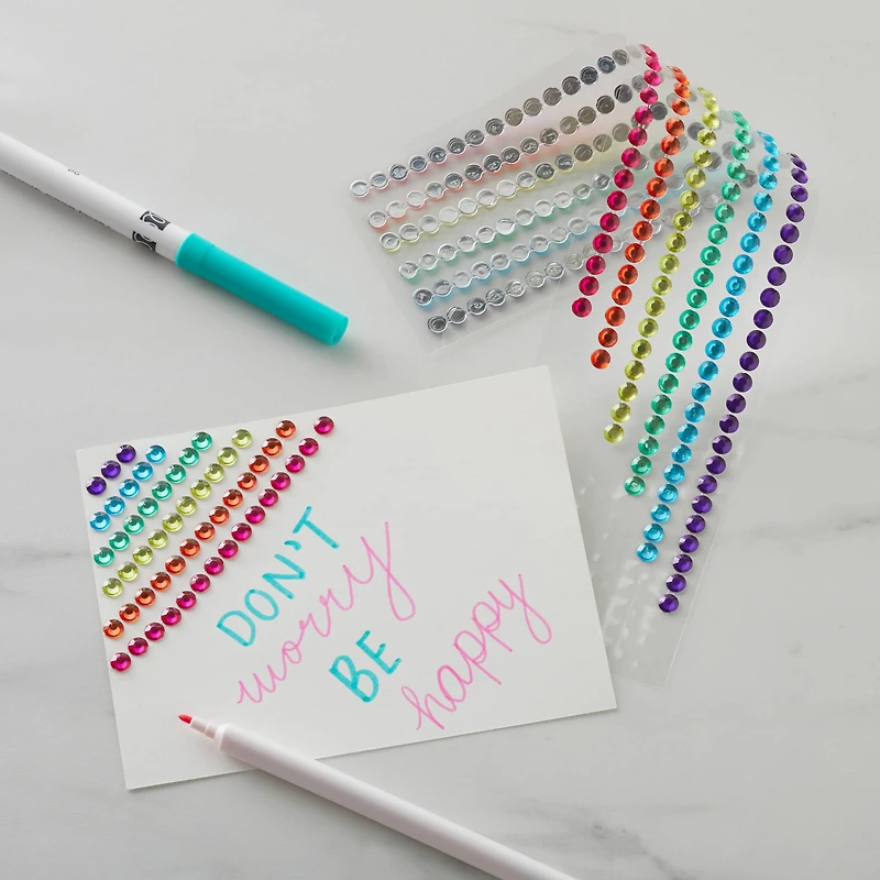 Rainbow Rhinestone Borders by Recollections™