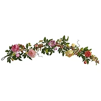 5ft. Mixed Peony & Berry Garland