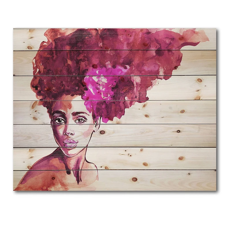 Designart - Portrait of African American Woman VI