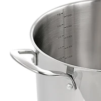 Martha Stewart 8qt. Castelle Stainless Steel Dutch Oven with Lid