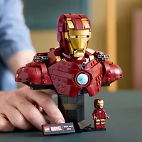 LEGO® Marvel Iron Man MK4 Bust, Buildable Model for Adults with Minifigure 76327
