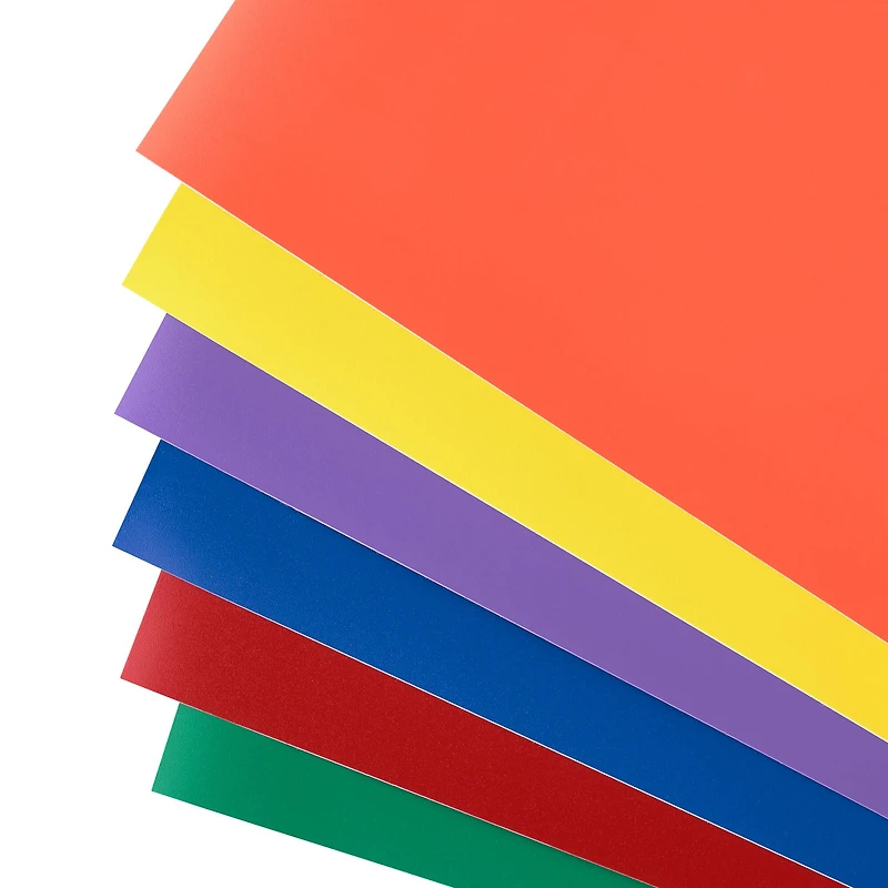 9 Packs: 6 ct. (54 total) Cricut® Premium Vinyl™, Rainbow Sampler