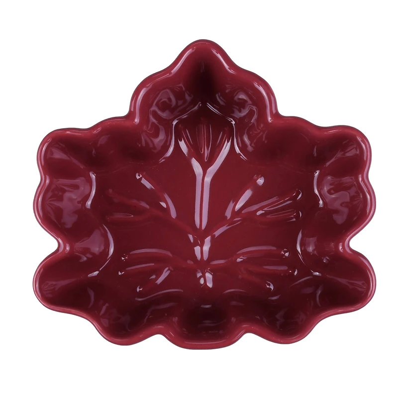 5" Burgundy Ceramic Ramekin by Makery™