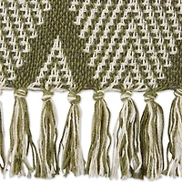 DII® Olive Green Tone Multi Diamond Throw