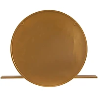 Gold Metal Glam Wall Mirror, 35" x 4" x 28"