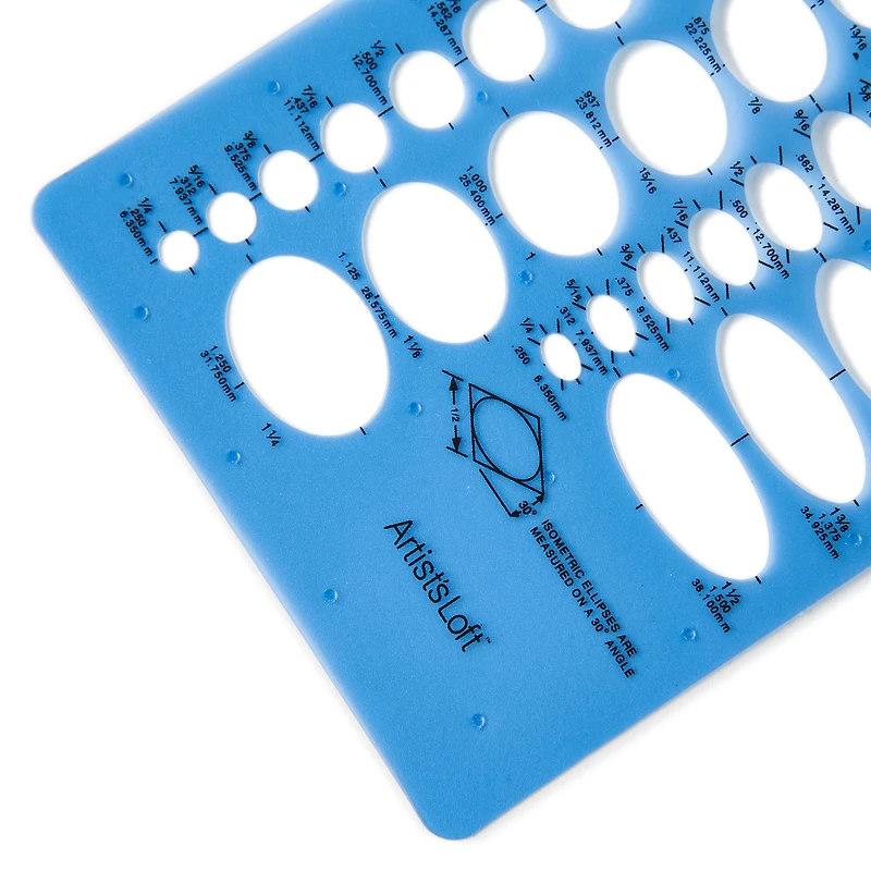 Isometric Ellipses Template by Artist’s Loft™