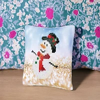Diamond Dotz® Beginner Snowman Top Hat Decorative Mini Pillow Kit