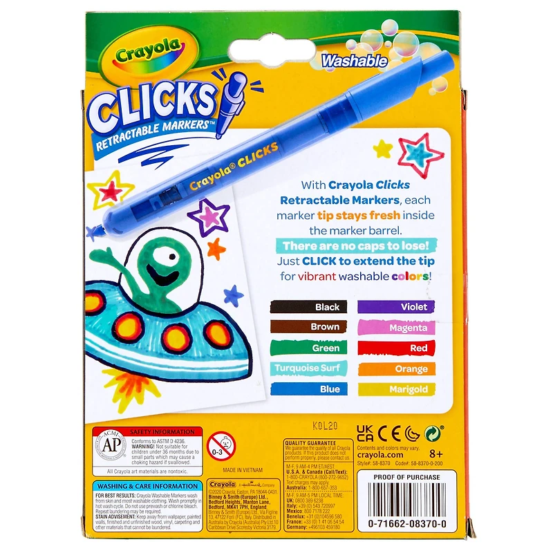 Crayola® Clicks Retractable Markers™