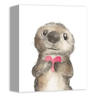 Otter Love Canvas Art