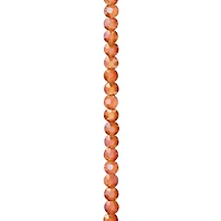 12 Pack: Orange Lentil Glass Beads, 6mm by Bead Landing™