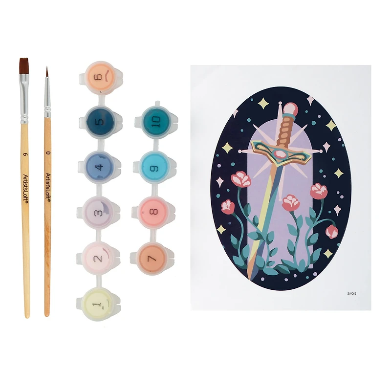 Sword Paint-by-Number Framed Mini Kit by Artist's Loft®