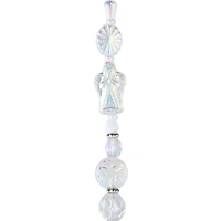 Angel White Iridescent Czech Glass Bead Mix by Bead Landing™