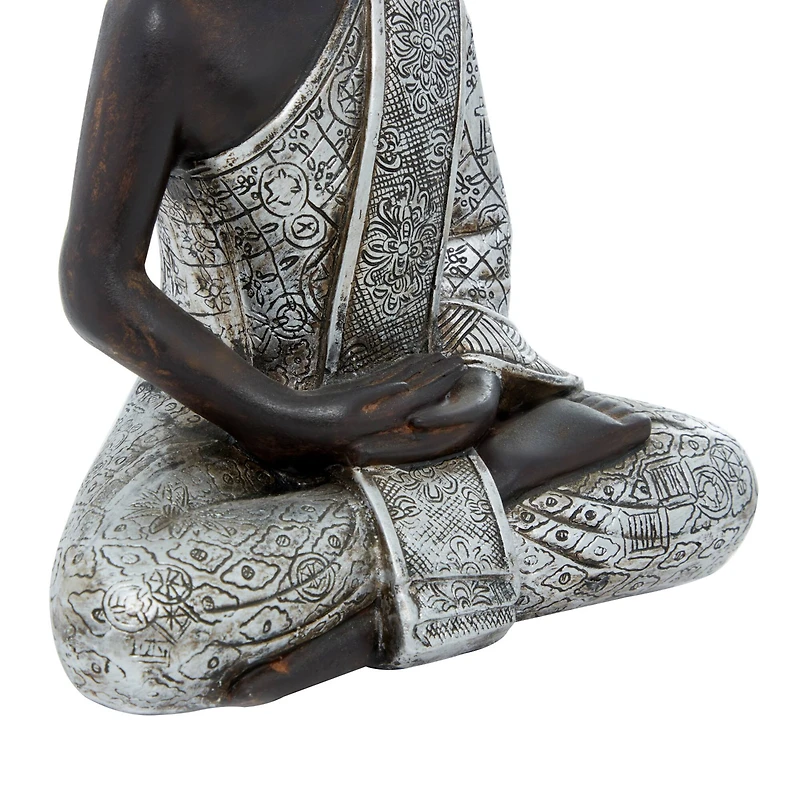 8" Bohemian Buddha Sculpture