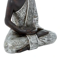 8" Bohemian Buddha Sculpture