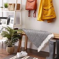 DII® Black Arrowhead Woven Throw