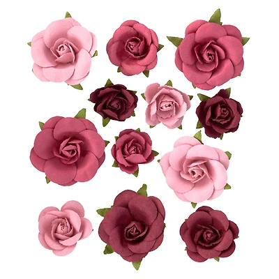 Red Sweetwater Paper Flower Embellishments By Recollections™