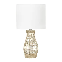 Hello Honey® Rattan Table Lamp