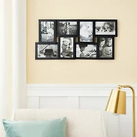 8 Opening 4" x 6" Black Collage Frame by Studio Décor®